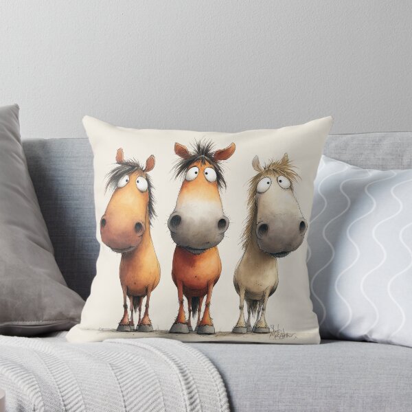 Item preview, Cute Happy Horse ' The Band ' Designs BY SHiRLeY MacARTHuR designed and sold by Shirley MacArthur Art.