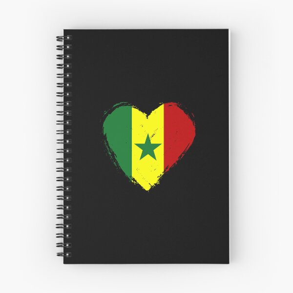 Item preview, Distressed Senegal Flag Heart SN designed and sold by shitpostee.