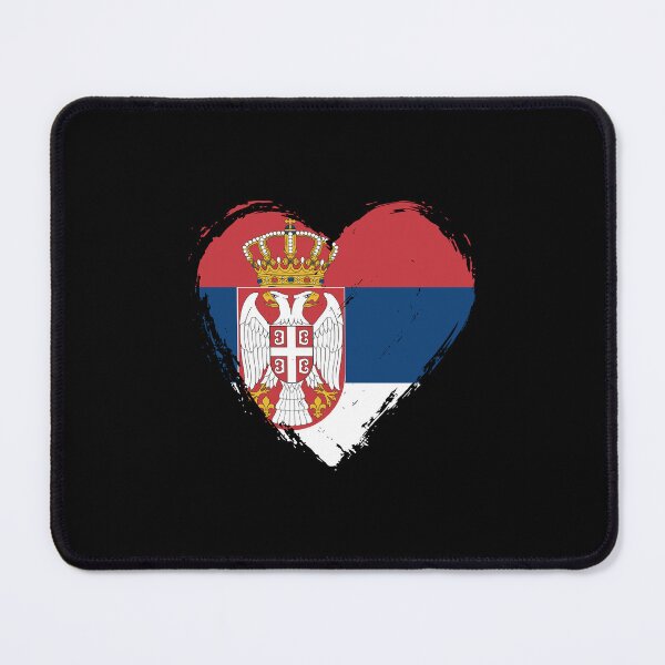 Item preview, Distressed Serbia Flag Heart RS designed and sold by shitpostee.