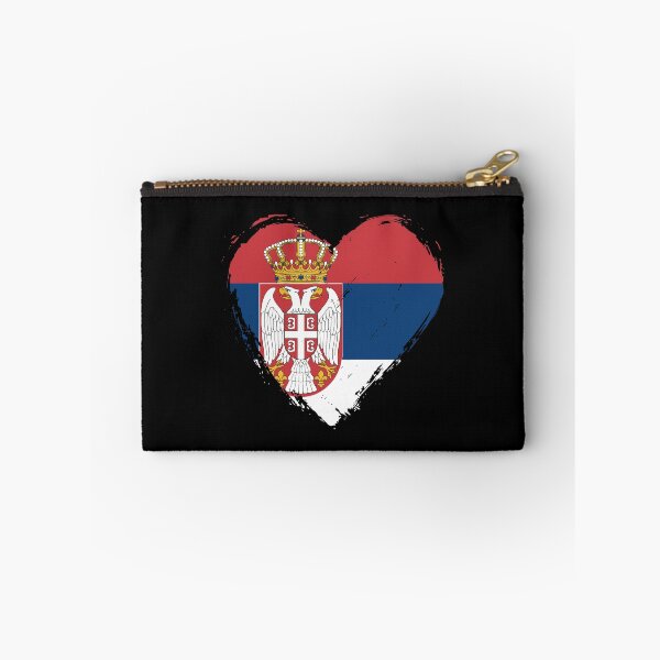 Item preview, Distressed Serbia Flag Heart RS designed and sold by shitpostee.