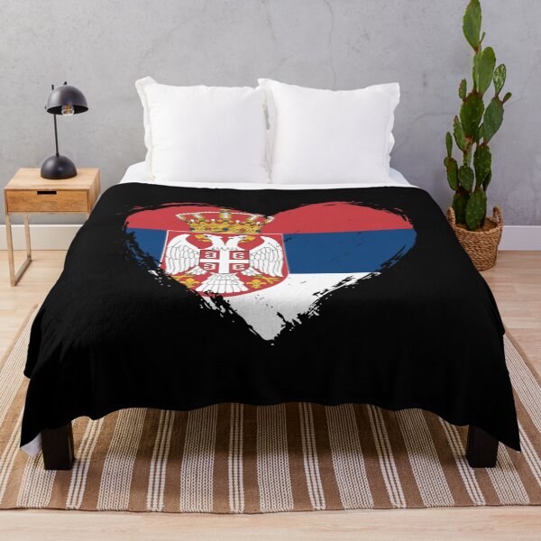 Item preview, Distressed Serbia Flag Heart RS designed and sold by shitpostee.