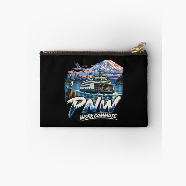 Item preview, PNW Work Commute – Washington Ferry Mount Rainier Pacific Northwest designed and sold by getpressedshirt.