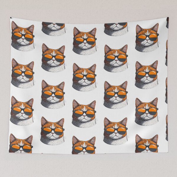 Item preview, Cat Miaw Cool designed and sold by ElizabethasTiff.
