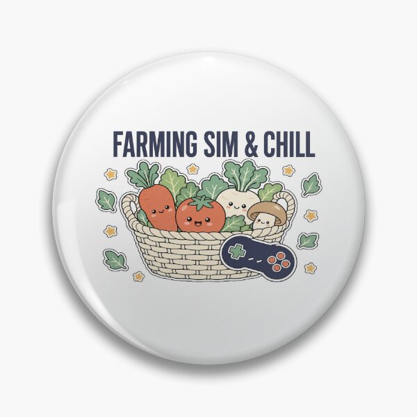Item preview, Farming Sim & Chill - Cute Gamer Shirt designed and sold by Art&Fun.