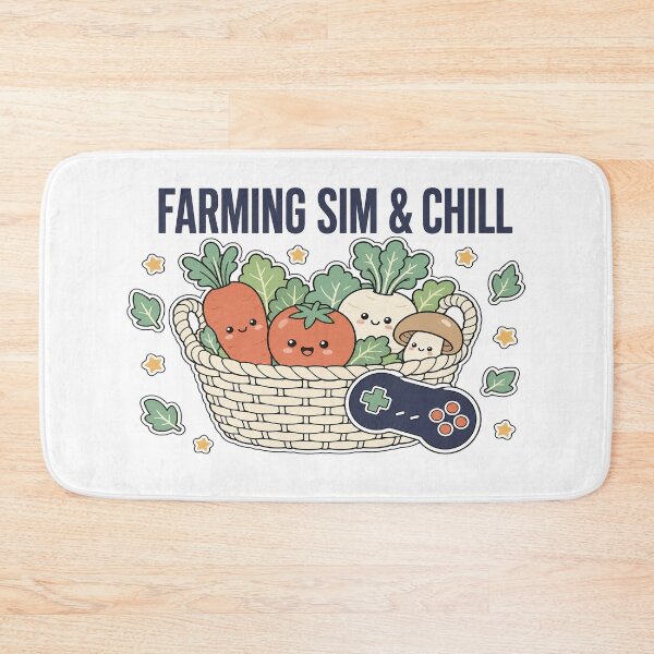 Item preview, Farming Sim & Chill - Cute Gamer Shirt designed and sold by Art&Fun.