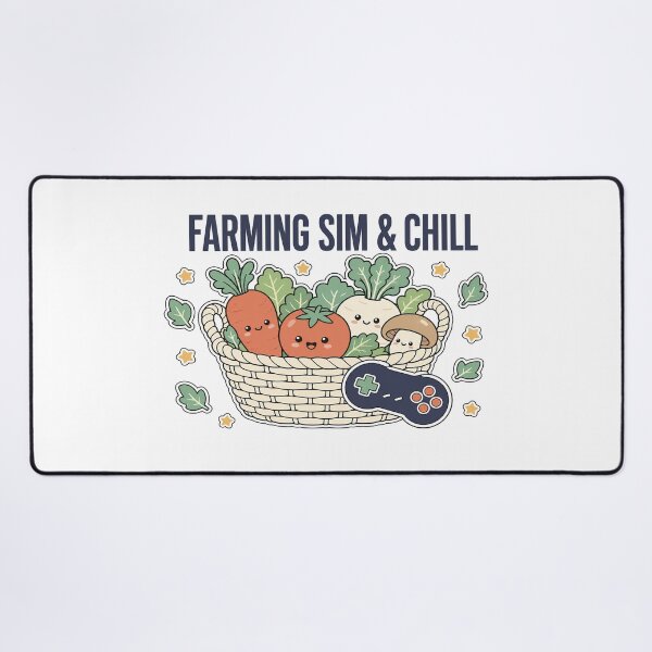 Item preview, Farming Sim & Chill - Cute Gamer Shirt designed and sold by Art&Fun.
