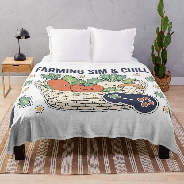 Item preview, Farming Sim & Chill - Cute Gamer Shirt designed and sold by Art&Fun.