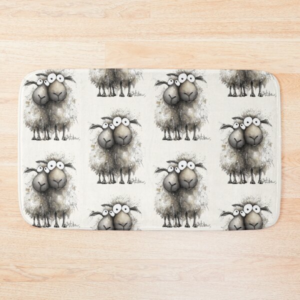 Item preview, Gorgeous Sheep ' Wilma and Watson’ BY SHiRLeY MacARTHuR designed and sold by Shirley MacArthur Art.
