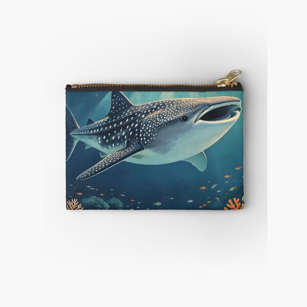 Item preview, Whale Shark - Andaman Coral Paradise – Vintage Marine Poster designed and sold by Spirit of Siam.