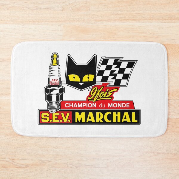 Item preview, Vintage SEV Marchal Racing Cat Spark Plug Sticker | Classic French Motorsport Logo | Retro Garage Decal designed and sold by collectees1.