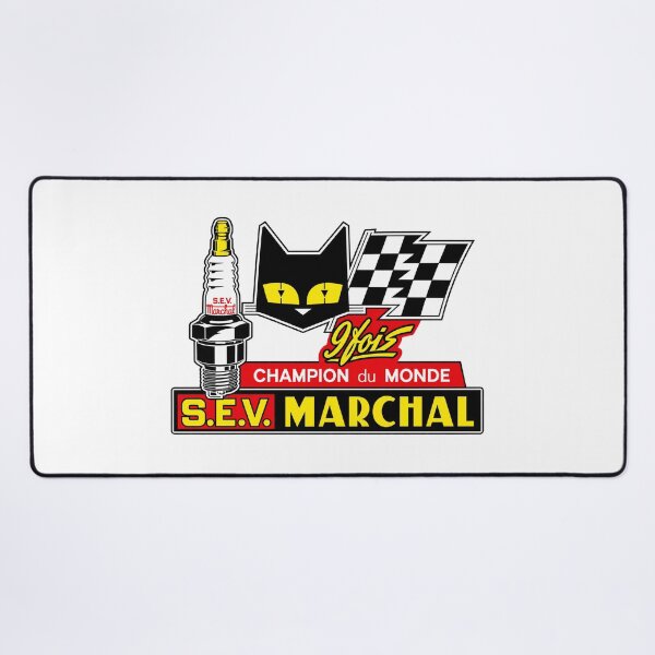 Item preview, Vintage SEV Marchal Racing Cat Spark Plug Sticker | Classic French Motorsport Logo | Retro Garage Decal designed and sold by collectees1.