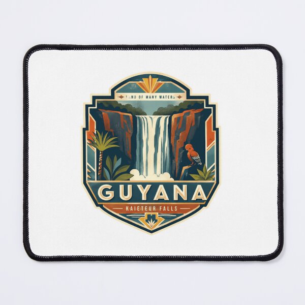 Item preview, Land Of Many Waters Guyana Kaieteur Falls South America Travel Souvenir designed and sold by Simsimah26Parks.