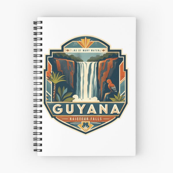 Item preview, Land Of Many Waters Guyana Kaieteur Falls South America Travel Souvenir designed and sold by Simsimah26Parks.