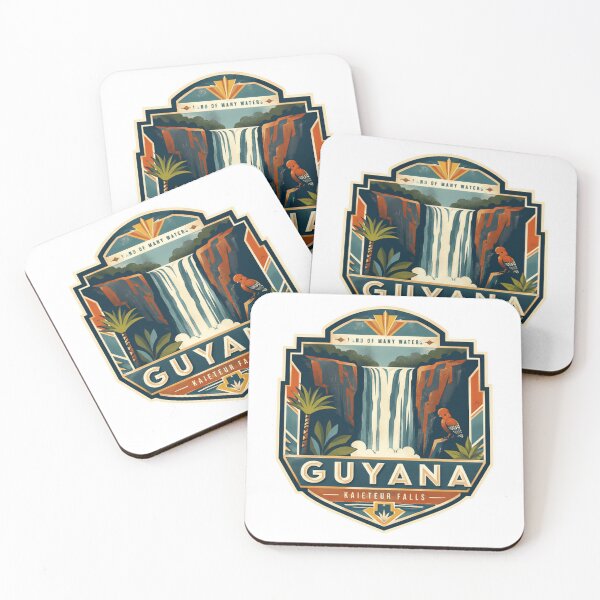 Item preview, Land Of Many Waters Guyana Kaieteur Falls South America Travel Souvenir designed and sold by Simsimah26Parks.