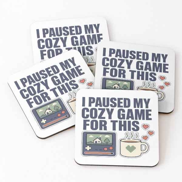 Item preview, I Paused My Cozy Game For This - Funny Gamer Shirt designed and sold by Art&Fun.