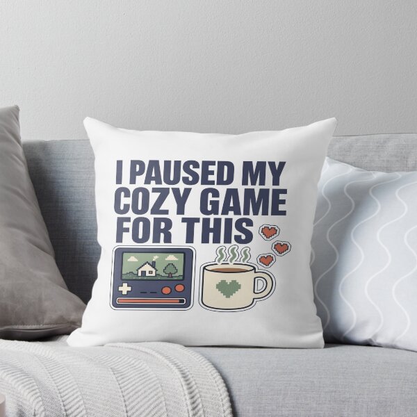Item preview, I Paused My Cozy Game For This - Funny Gamer Shirt designed and sold by Art&Fun.
