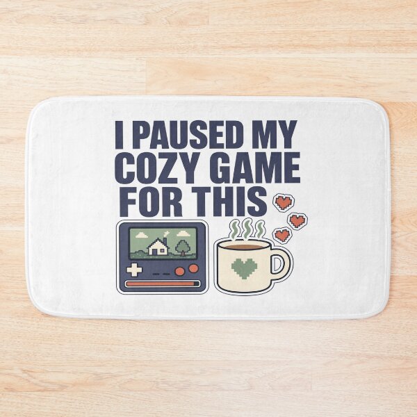 Item preview, I Paused My Cozy Game For This - Funny Gamer Shirt designed and sold by Art&Fun.
