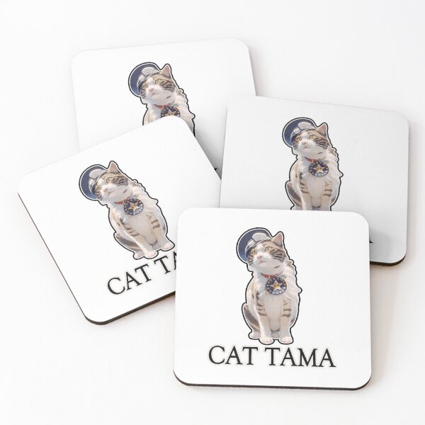 Item preview, Cat Tamatama Super Station Mastercat Sticker designed and sold by ElizabethasTiff.