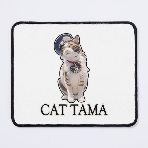 Item preview, Cat Tamatama Super Station Mastercat Sticker designed and sold by ElizabethasTiff.