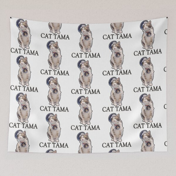Item preview, Cat Tamatama Super Station Mastercat Sticker designed and sold by ElizabethasTiff.