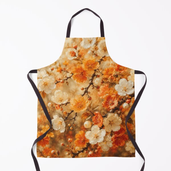 Item preview, Golden Amber Apricot Blossom Warm Floral Spring Graphic designed and sold by PACS0011.