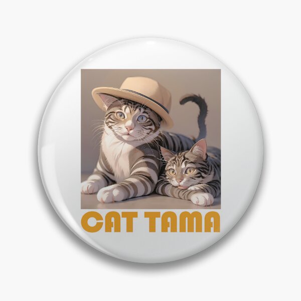 Item preview,  Cat Tamatama Super Station Mastercat Sticker designed and sold by ElizabethasTiff.