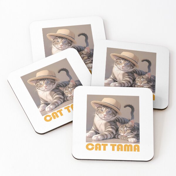Item preview,  Cat Tamatama Super Station Mastercat Sticker designed and sold by ElizabethasTiff.
