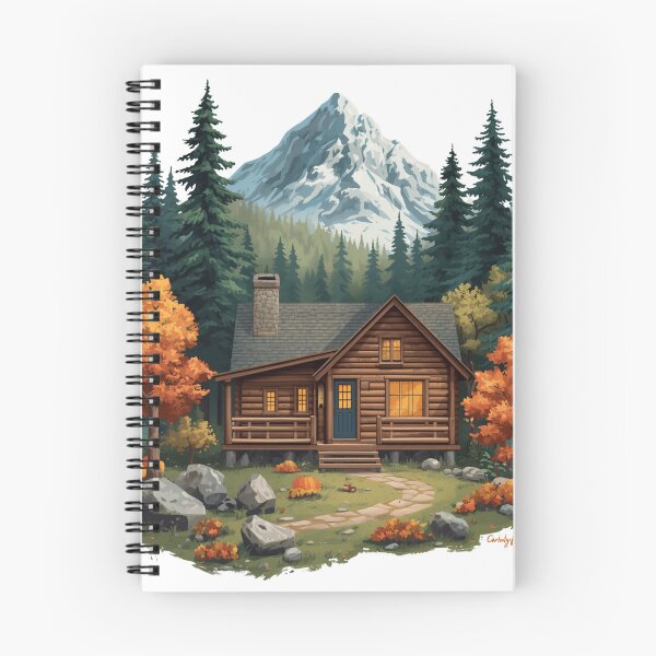 Item preview, Woodland Cabin Retreat designed and sold by catcurio.