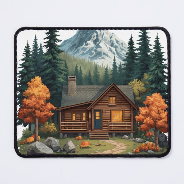 Item preview, Woodland Cabin Retreat designed and sold by catcurio.