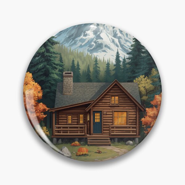 Item preview, Woodland Cabin Retreat designed and sold by catcurio.