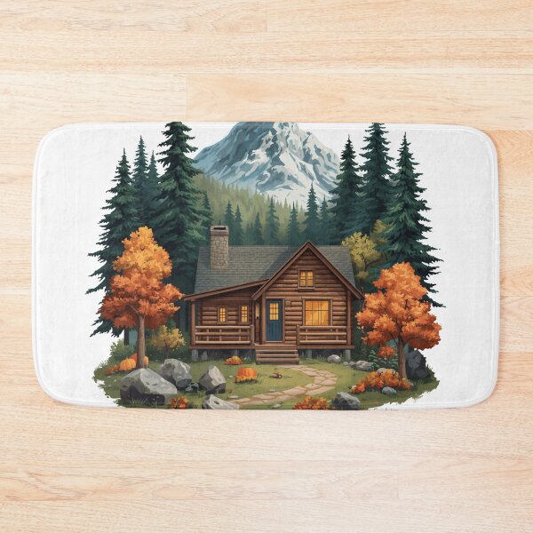 Item preview, Woodland Cabin Retreat designed and sold by catcurio.
