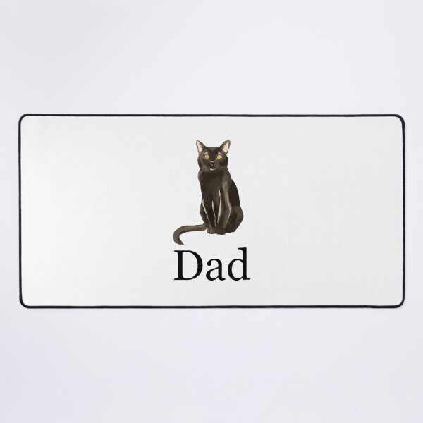 Item preview, Black Cat Dad Watercolor Pet Fatherhood designed and sold by Dmo3HarkoArt.