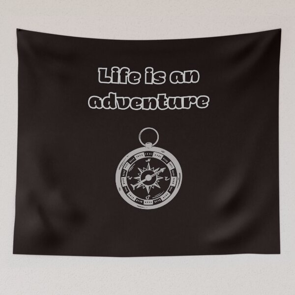 Item preview, Life Is an Adventure – Inspirational Travel & Adventure Design designed and sold by Nikoverse.