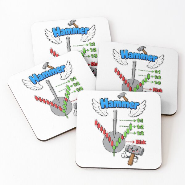 Item preview, Hammer candlestick risk rewward trading sticker designed and sold by RobertArt08.