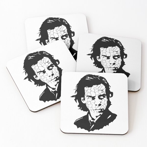 Item preview, Nick Cave: Bad Seeds High-Contrast Ink Portrait designed and sold by surmind.