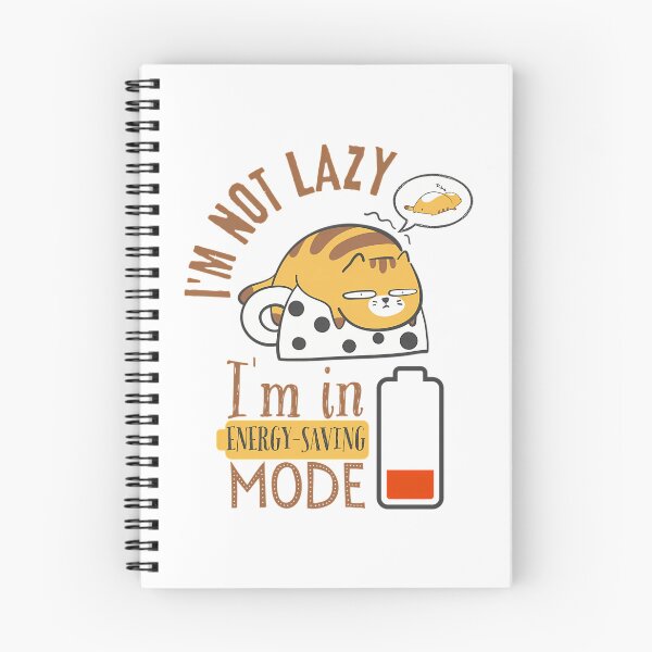 Item preview, Funny Lazy Cat designed and sold by ElizabethasTiff.