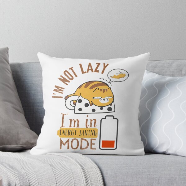 Item preview, Funny Lazy Cat designed and sold by ElizabethasTiff.