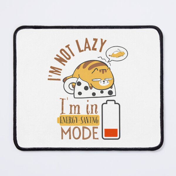 Item preview, Funny Lazy Cat designed and sold by ElizabethasTiff.