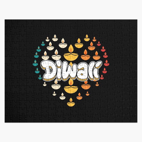 Item preview, Diwali Lights Hindu Happy Deepavali For Indian designed and sold by ShirTomDesigns.