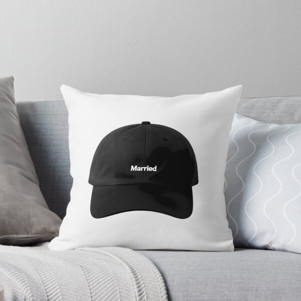 Item preview, Black Dad Hat with White "Married" Text designed and sold by Bondingbonding.