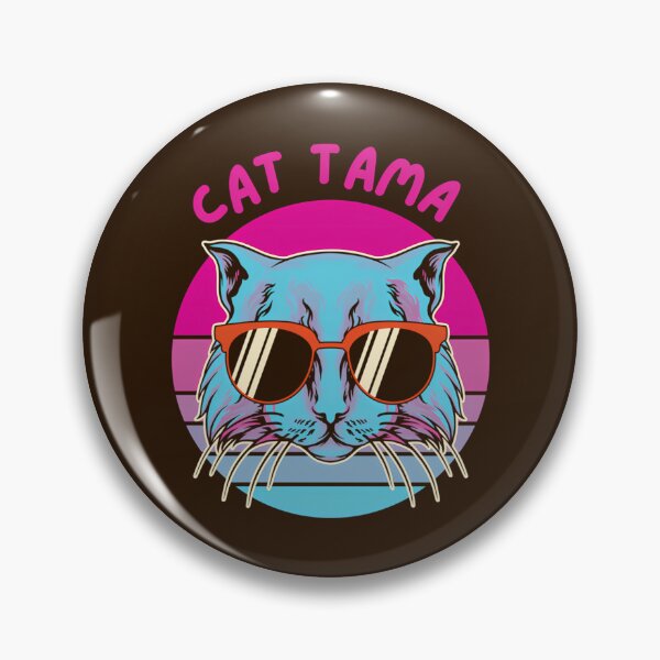 Item preview, Retro Cat Tama Design Variant designed and sold by ElizabethasTiff.