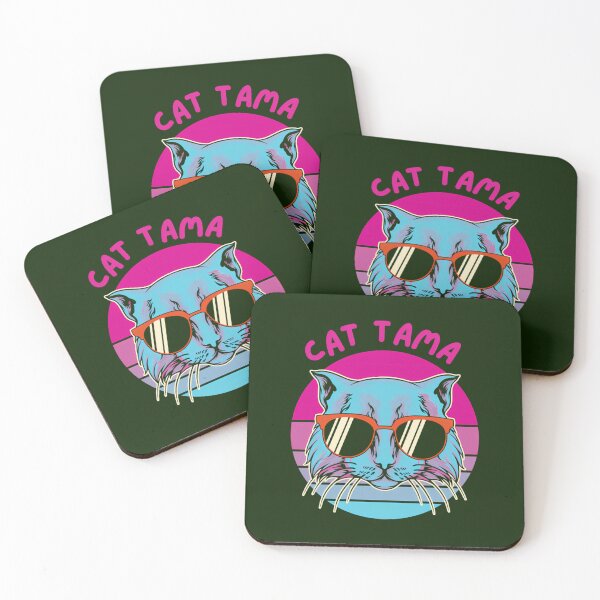 Item preview, Retro Cat Tama Design Variant designed and sold by ElizabethasTiff.