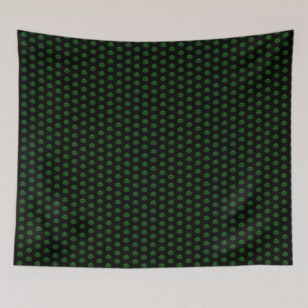 Item preview, Green Jack O Lantern Halloween Pumpkin Graphic designed and sold by pattern-archive.