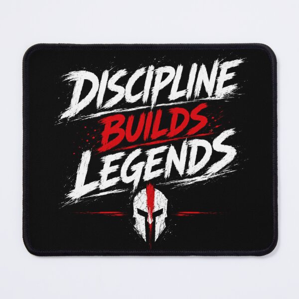 Item preview, Discipline Builds Legends - Raw Streetwear Motivation Design designed and sold by DomKo10.
