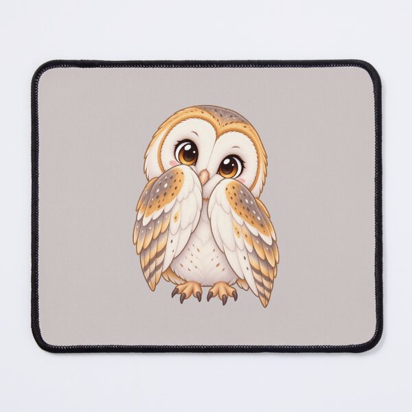 Item preview, Cute Barn Owl with Big Golden Eyes Fantasy Art designed and sold by zan-mf.
