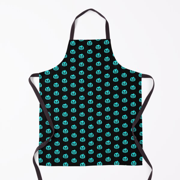 Item preview, Cyan Jack O Lantern Halloween Pumpkin Graphic designed and sold by pattern-archive.