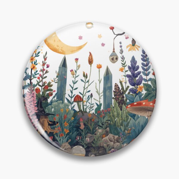 Item preview, Moonlit Witch's Garden designed and sold by catcurio.