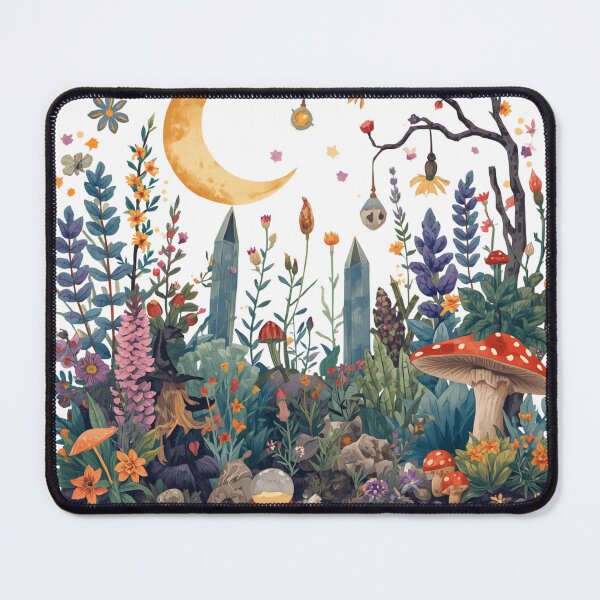 Item preview, Moonlit Witch's Garden designed and sold by catcurio.
