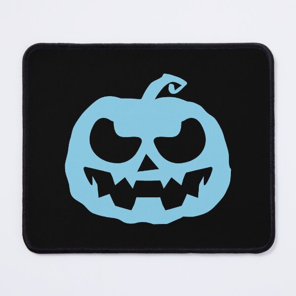 Item preview, Sky Blue Jack O Lantern Halloween Pumpkin Graphic designed and sold by pattern-archive.
