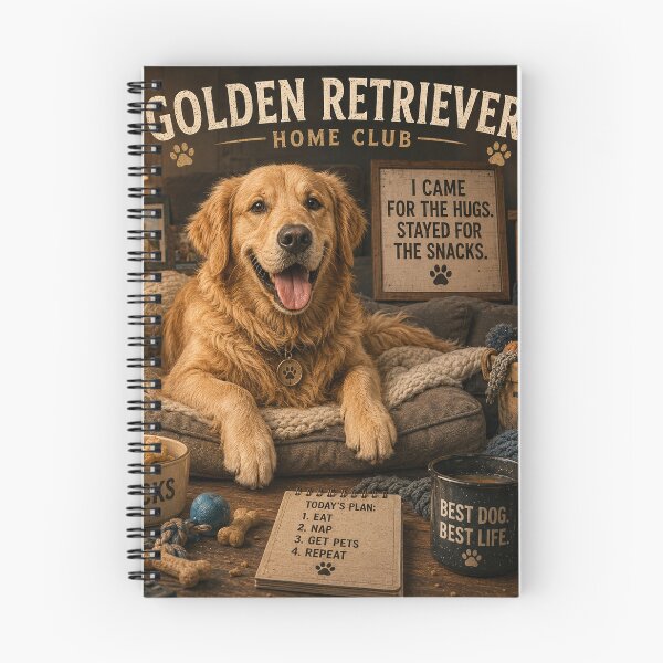 Item preview, Golden Retriever Home Club Funny Cozy Dog designed and sold by shopevermint.